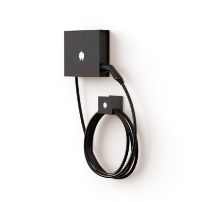 Stekkerdoos met contactdoos en USB-oplader voor elektrische voertuigen.