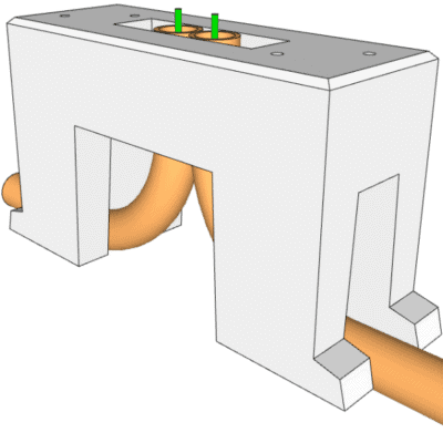 Robuust elektrische leidingwartel voor veilige verbindingen.