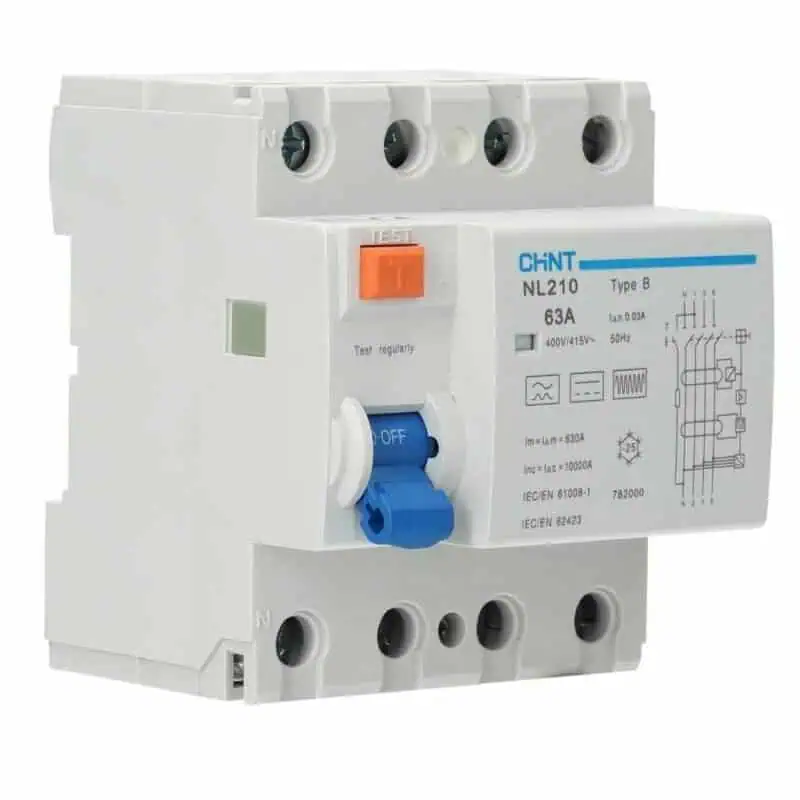 Veiligheids- en aardingsschakelaar voor elektrische installaties.